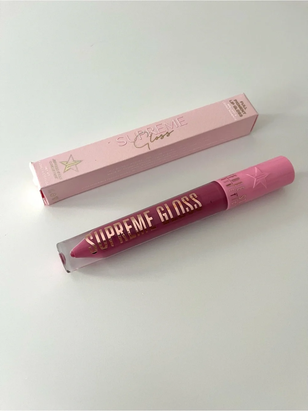 Jeffree Star SUPREME GLOSS, Please Forgive Me Pink NWT